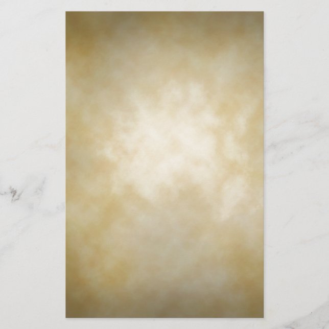 Antique Parchment Vignette Texture Background Stationery (Front)