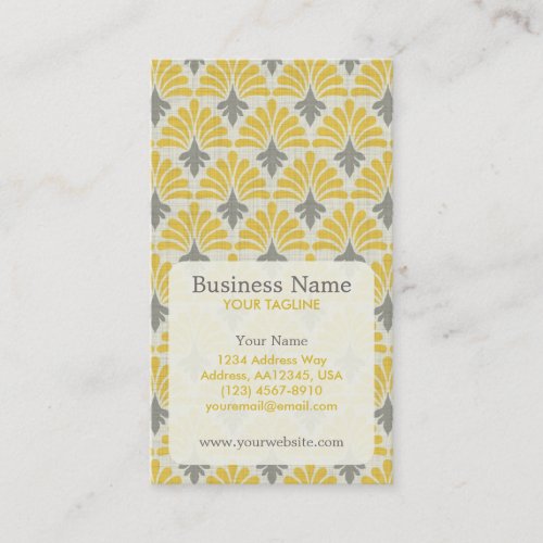 Antique Pattern Appointment Business Card