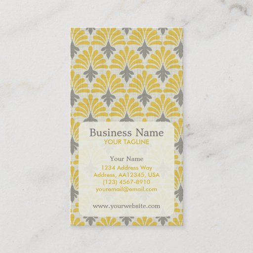 Customizable Antique Pattern Appointment Business Card
