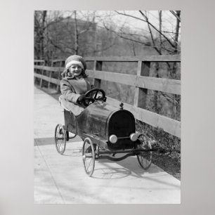Antique Pedal Car, 1922 Poster