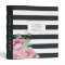 Antique Peony | Midnight Stripe Personalized
