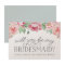 Antique Peony | Will You Be My Bridesmaid Card