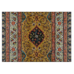 Antique Persian Carpet Elegant Design Cutting Board