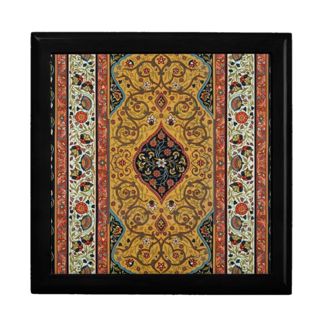 Antique Persian Carpet Elegant Design Gift Box (Front)