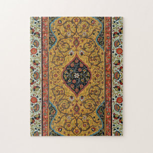 Antique Persian Carpet Elegant Design Jigsaw Puzzle
