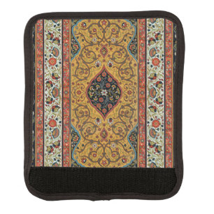 Antique Persian Carpet Elegant Design Luggage Handle Wrap