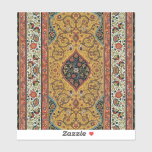 Antique Persian Carpet Elegant Design Sticker