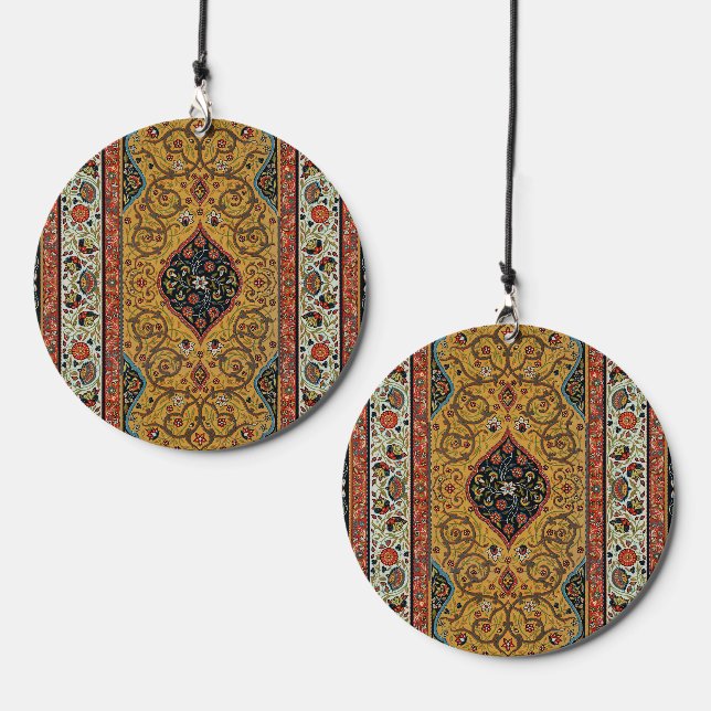 Antique Persian Carpet Elegant Design Wind Chime (Front & Back)
