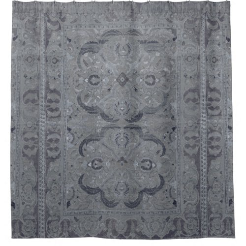 Antique Persian Carpet Gray Shower Curtain