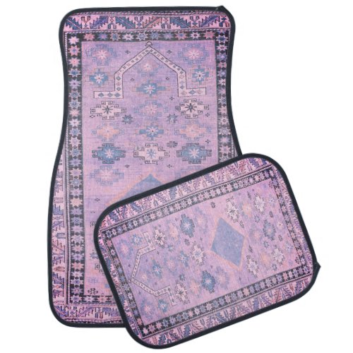Antique Persian Carpet Purple Car Floor Mat
