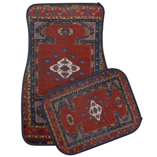 Antique Persian Pattern Orienta Carpet Car Floor Mat