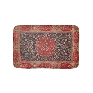 Antique Persian Pattern, Vintage Oriental pattern Bath Mat