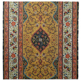 Antique Persian Rich Carpet Elegant Rug Carpet Cloth Napkin