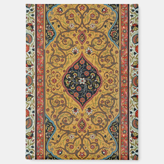 Antique Persian Rich Carpet Elegant Rug Carpet Magnet (Front)