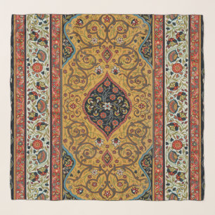 Antique Persian Rich Carpet Elegant Rug Carpet Scarf