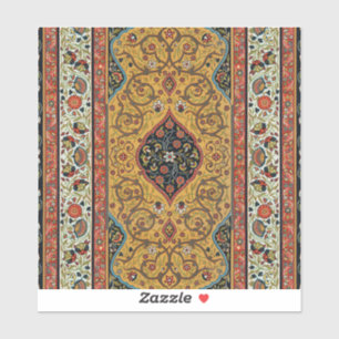 Antique Persian Rich Carpet Elegant Rug Carpet Sticker