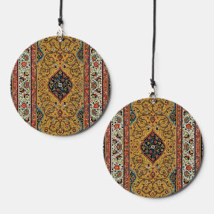 Antique Persian Rich Carpet Elegant Rug Carpet Wind Chime