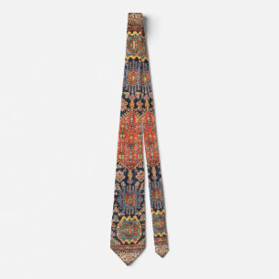 Antique Persian Rug Print Neck Tie
