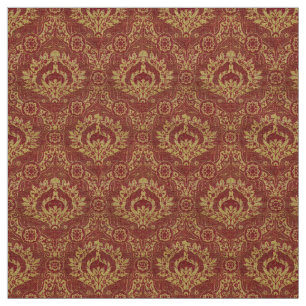 Antique Persian Safavid Era Pattern Print Fabric