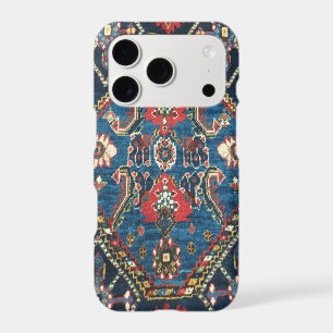 Antique Persian Turkish Carpet, Blue iPhone 17 Pro Case