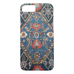 Antique Persian Turkish Carpet, Blue iPhone 8/7 Case
