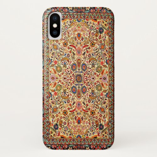 Antique Persian Turkish Carpet iPhone XS Case