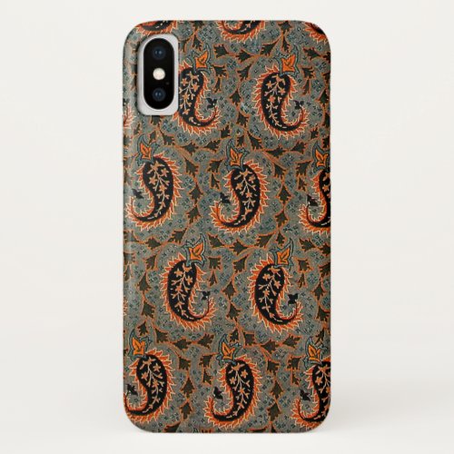 Antique Persian Turkish Carpet Paisley iPhone XS Case