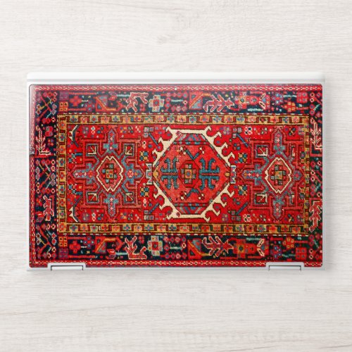 Antique Persian Turkish  Carpet Red HP Laptop Skin