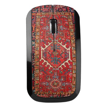 Antique Persian Turkish Carpet  Red Wireless Mouse by Biglibigli at Zazzle