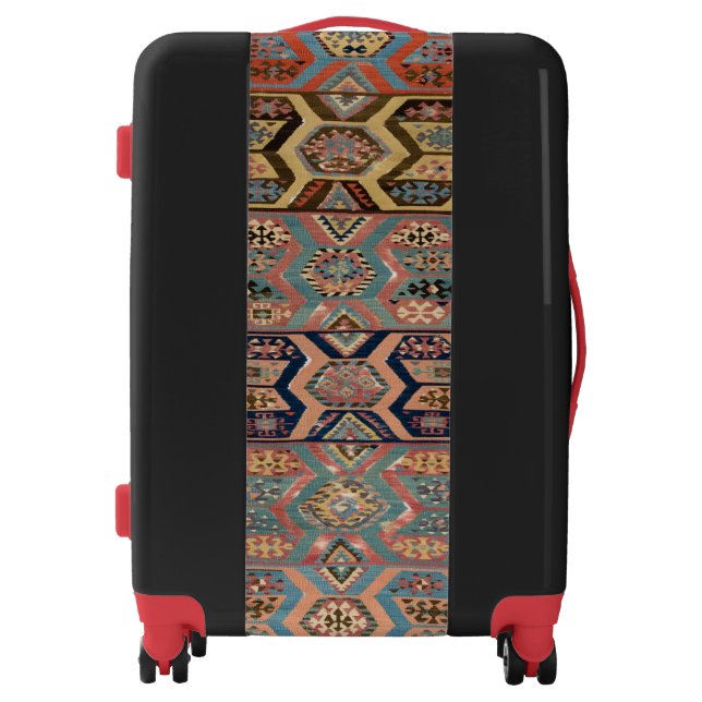 Antique Persian Turkish Kilim Carpet Rug Luggage (Front)