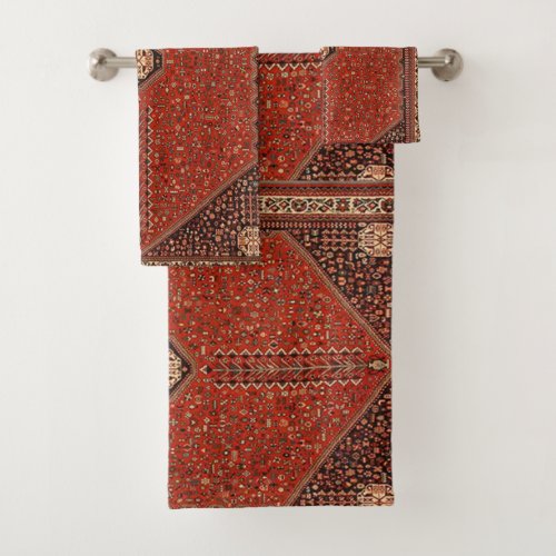 Antique Persian Turkish Oriental Kilim Carpet Bath Towel Set