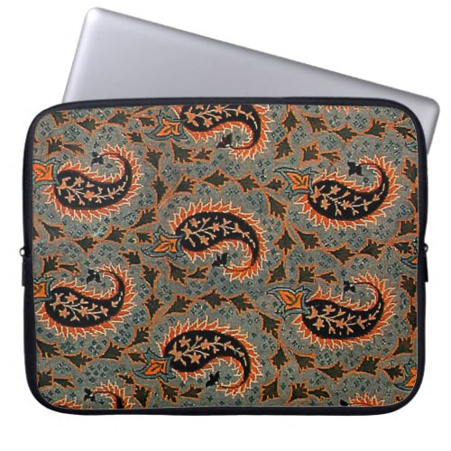 Antique Persian Turkish Paisley Pattern Laptop Sleeve