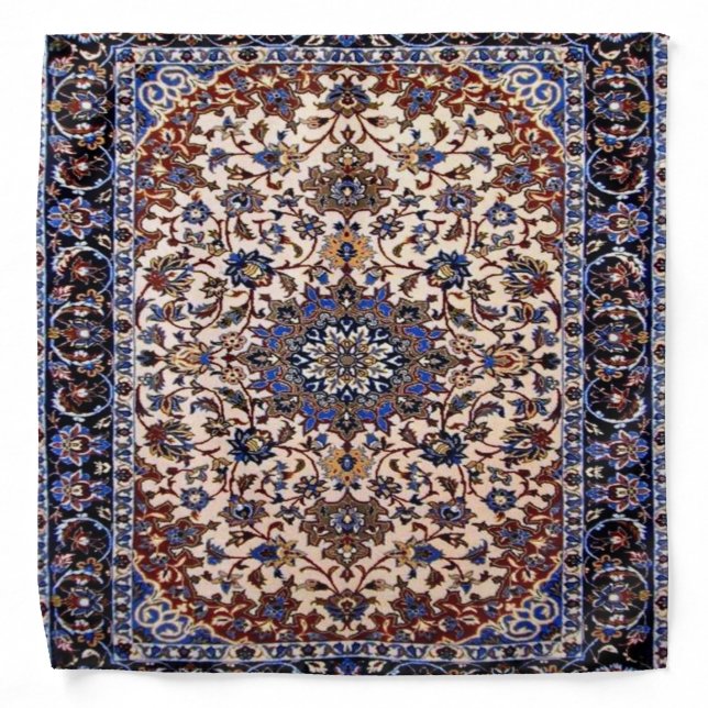 Antique Persian Turkish Rug Bandana (Front)