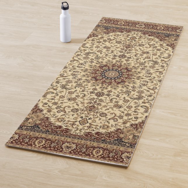 Antique Persian Turkish Rug Carpet Yoga Mat (In Situ)
