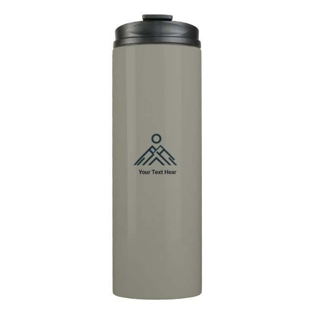 Antique Pewter  : Customizable Adventure Tumbler (Front)