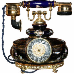 Antique Phone Statuette