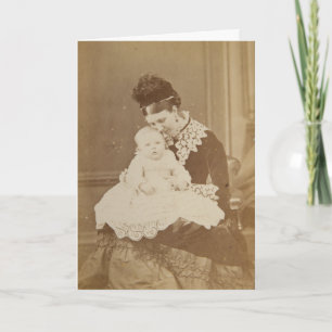 Antique Photo Mothers Day Card Funny Poem Inside