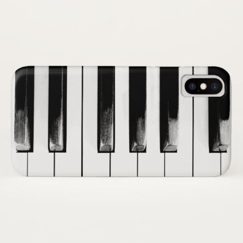 Antique Piano Keys Keyboard iPhone XS Case