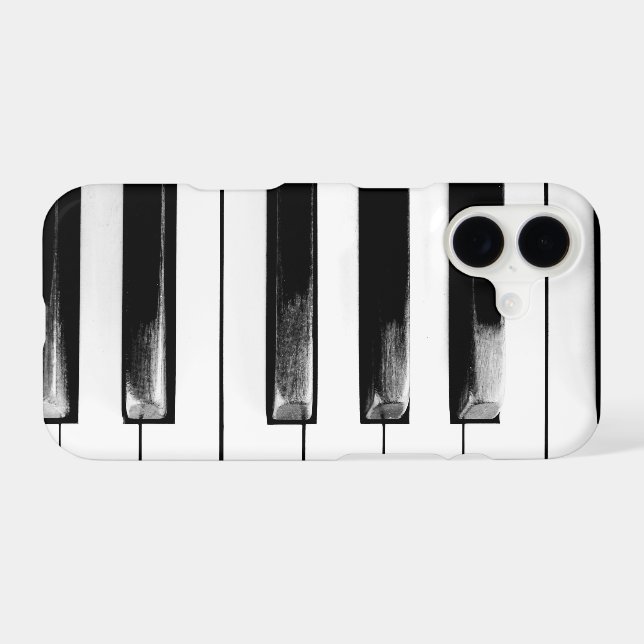 Antique Piano Keys Keyboard Case-Mate iPhone Case (Back (Horizontal))