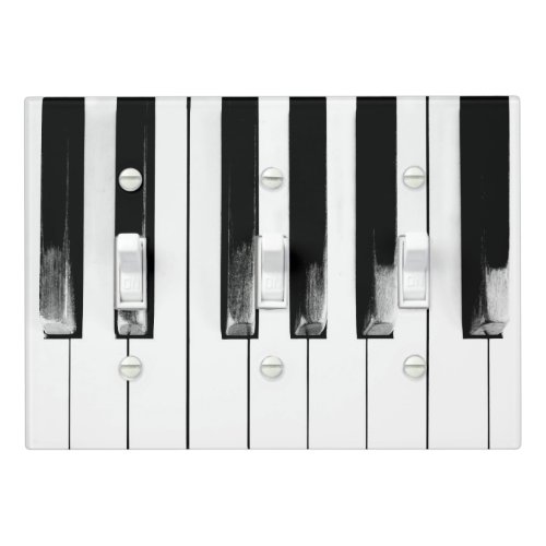 Antique Piano Keys Light Switch Cover