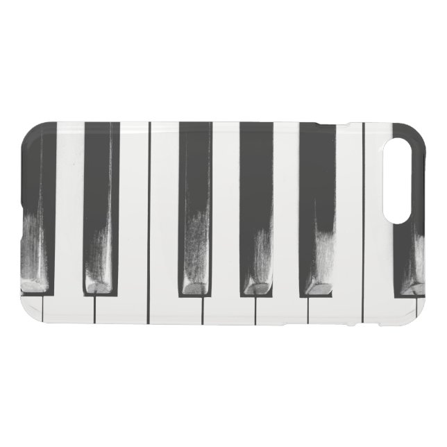 Antique Piano Keys Uncommon iPhone Case (Back Horizontal)
