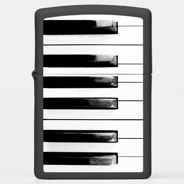 Antique Piano Keys Zippo Lighter (Front)