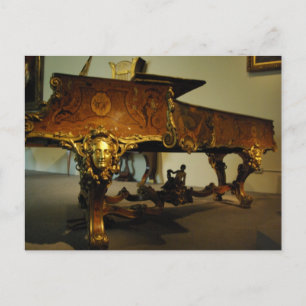 Antique Piano Postcard