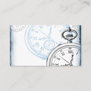 Pocket Watch Business Cards Business Card Printing Zazzle