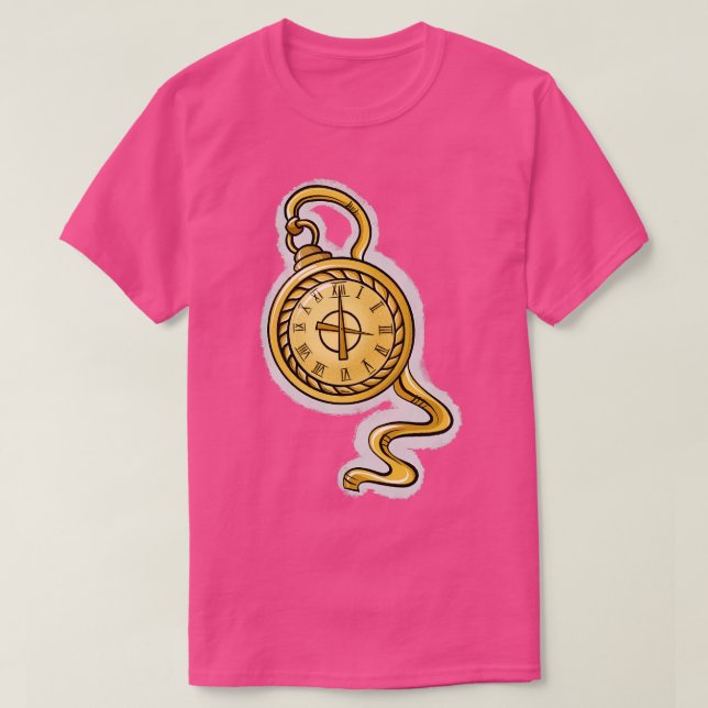Antique Pocket Watch T-Shirt (Design Front)