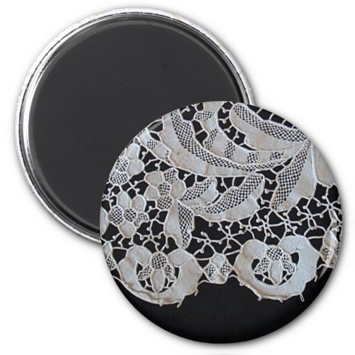 Antique Point de Venise Lace Magnet