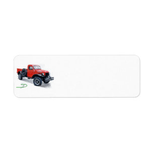 Antique Power Wagon Label