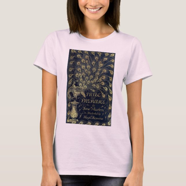 Antique Pride and Prejudice Peacock Edition Cover T-Shirt (Front)