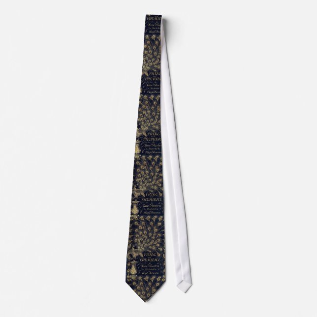 Antique Pride and Prejudice Peacock Edition Cover Tie (Front)