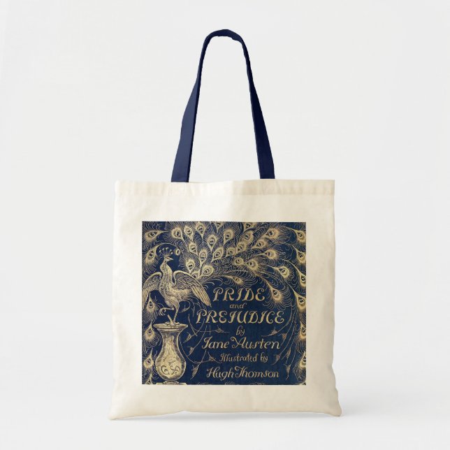 Antique Pride & Prejudice Tote Bag (Front)